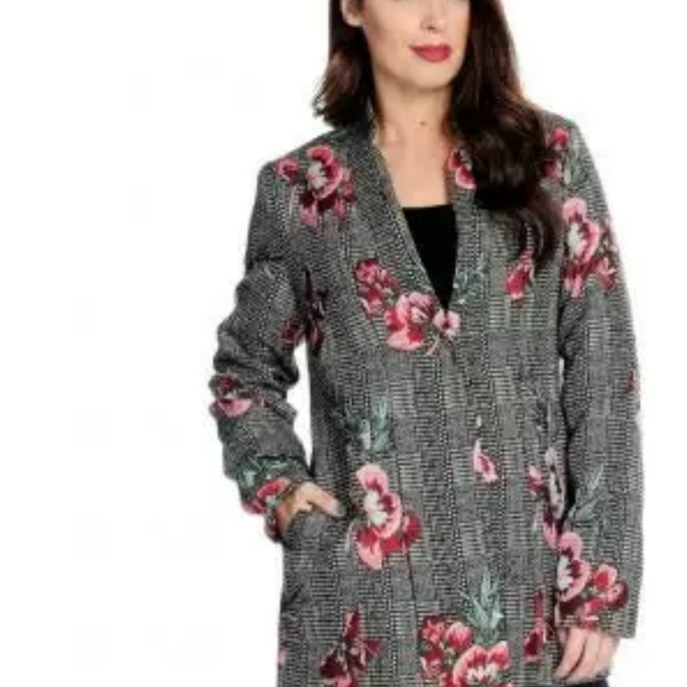 Gramercy 22 floral jacquard blazer size large